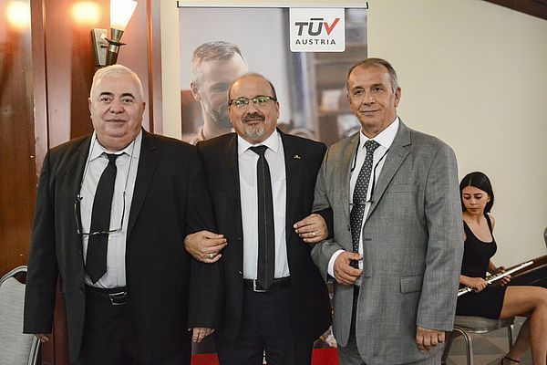 [Translate to English:] v.l.n.r.: | from left to right: Halit Battal, Mehmet Bozkırlı and Reha Güncan