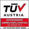 TÜV AUSTRIA CERT – ZERTIFIZIERTE UMWELTDEKLARATION
