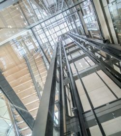 Transparent,Lift,Modern,Elevator,Shaft,Glass,Building