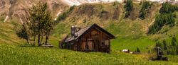 Alpine,Landscape,Walking,From,Passo,San,Pellegrino,To,Fuciade,Refuge