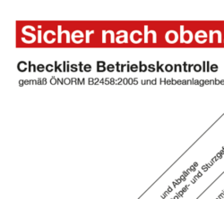 TÜV AUSTRIA Checklisten Betriebskontrolle Aufzüge, Fahrtreppen, Fahrsteige