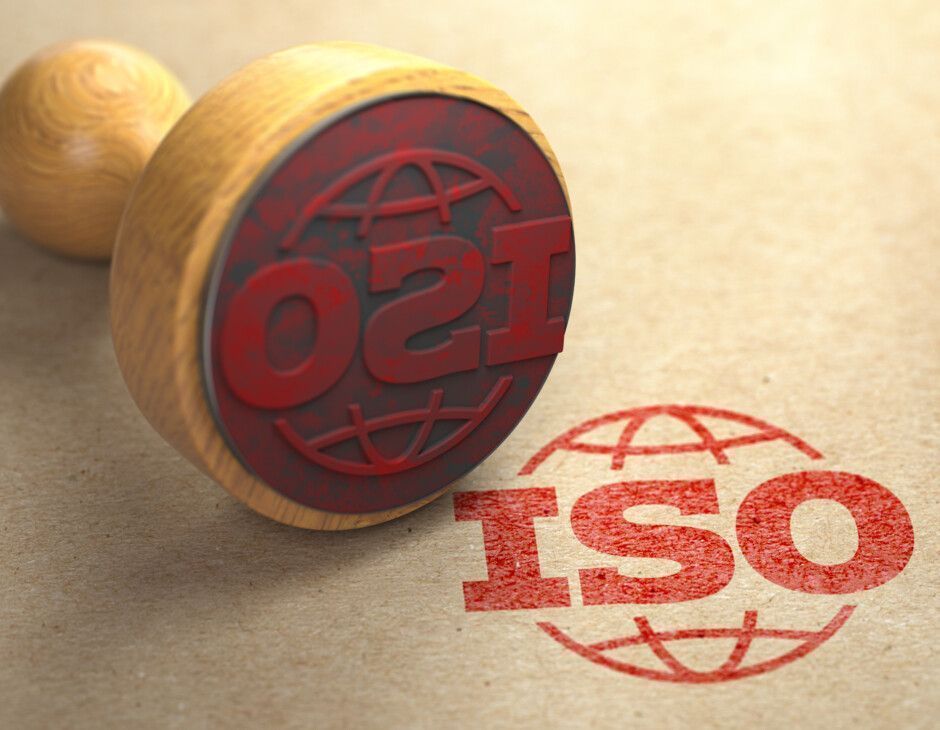 Iso,9001,Certified,Concept.,Rubber,Stamp,With,The,Text,Iso